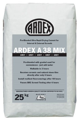 ARDEX A 38 MIX Rapid-Set Pre Mixed Screed