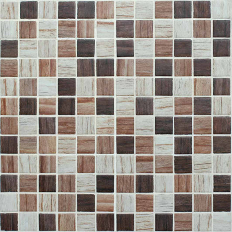 Forest 1x1 Wood Look Mosaic