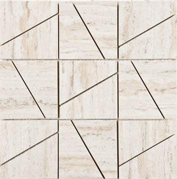 Heron Ceniza 3x3 Water Jet Mosaic