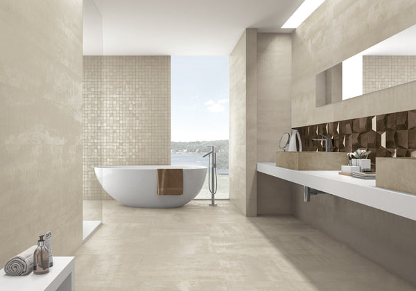 Ionic 12x48, 12x24 Wall & Floor Decorative Modern Cement Texture Tile