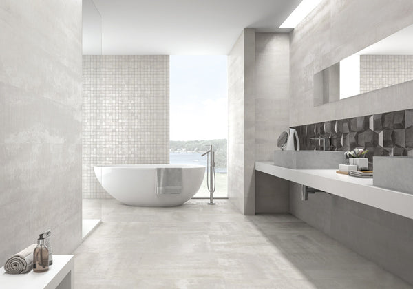 Ionic 12x48, 12x24 Wall & Floor Decorative Modern Cement Texture Tile