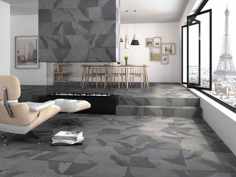 Brasil Gris 12x24, Mosaic 2x2