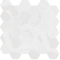 Avon Blanco 2x2 Hex Mosaic