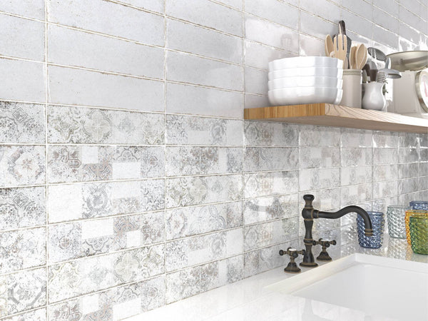 Soul 3X12 HD Crackled Print Subway Tile