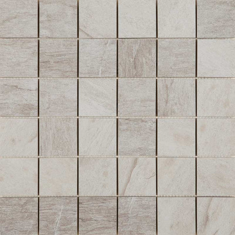 Tucson Blanco, Gris or Marron 2x2 Mosaic