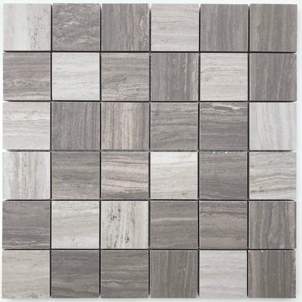 Teakwood Mix Mosaic 2x2