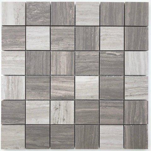 Teakwood Mix Mosaic 2x2