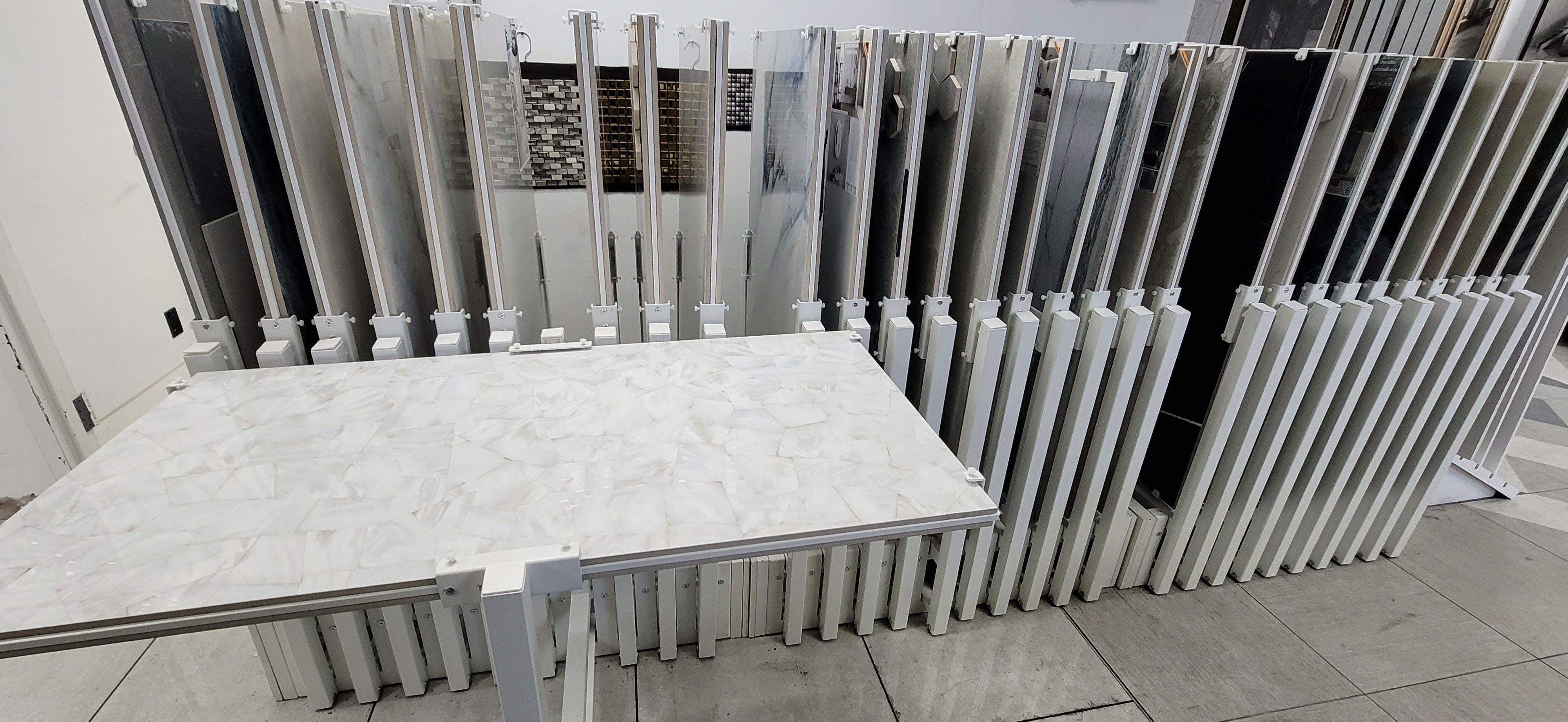 Sliding 360 Display For Large Format Tiles – Eco Tile Imports