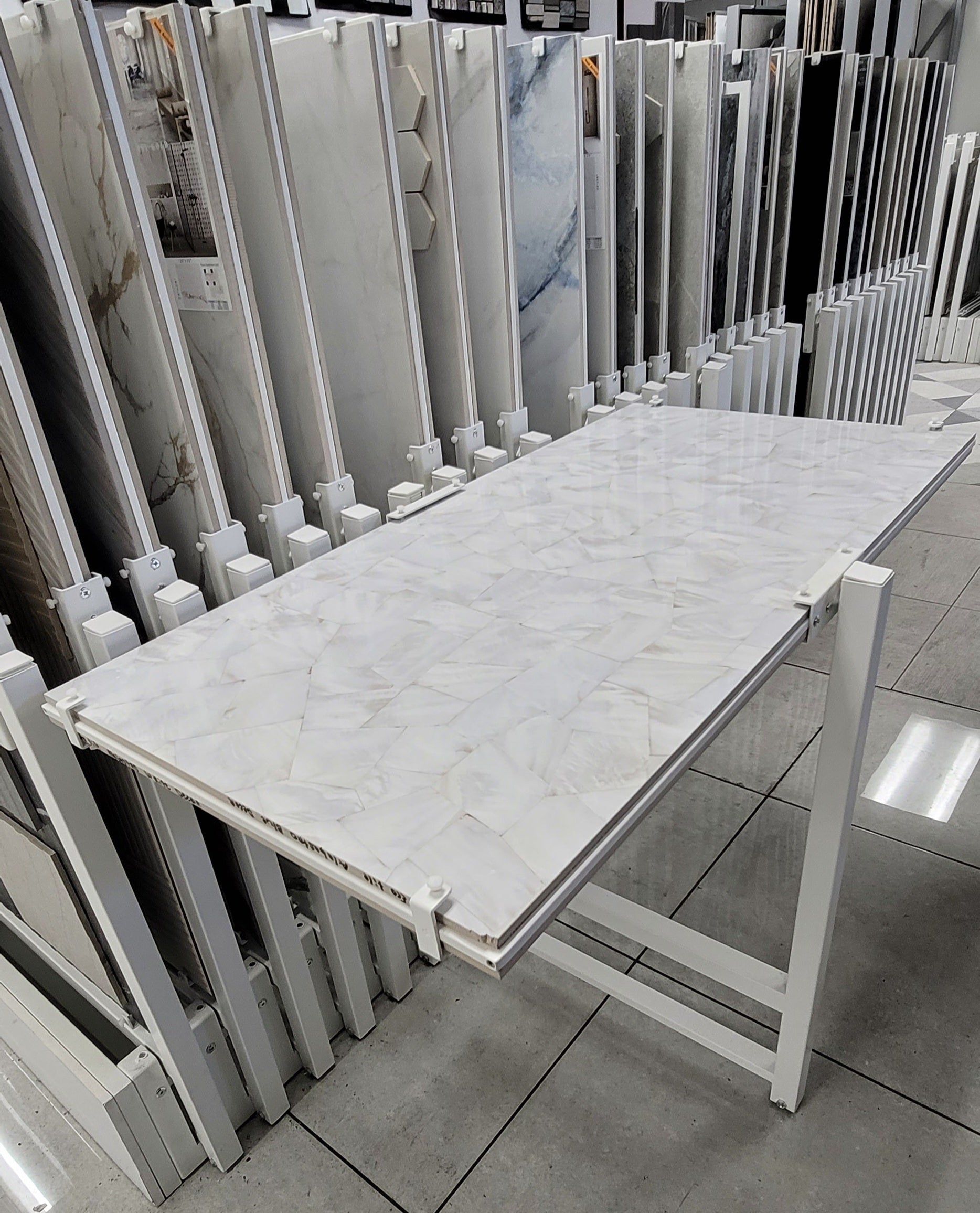 Sliding 360 Display For Large Format Tiles – Eco Tile Imports