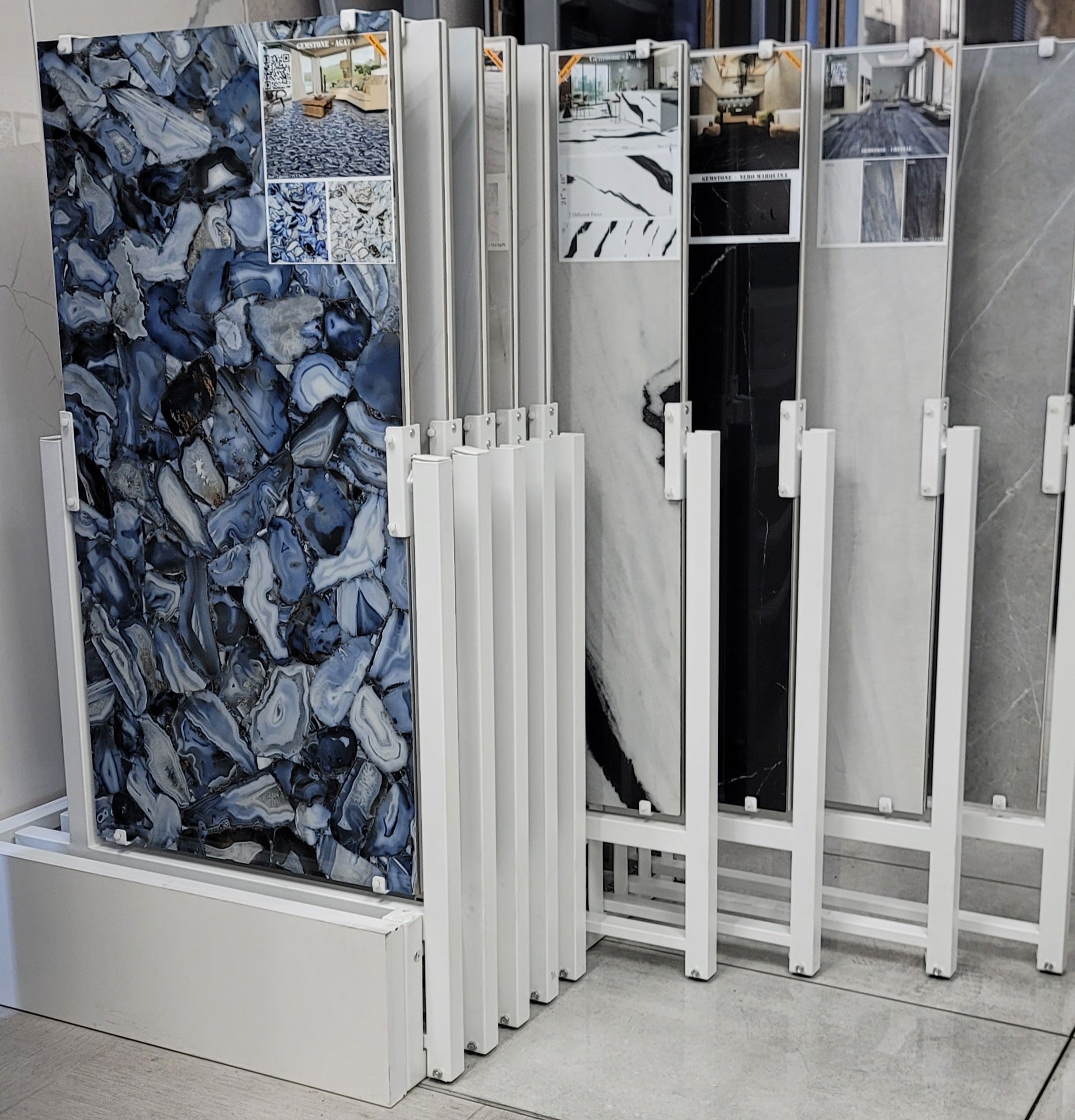 Sliding 360 Display For Large Format Tiles – Eco Tile Imports