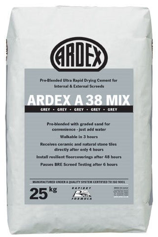 ARDEX A 38 MIX   Rapid-Set Pre Mixed Screed