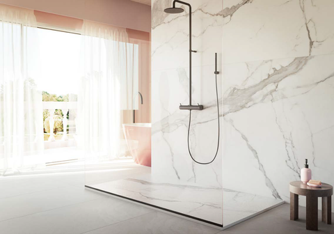 Evolution Statuario shower system