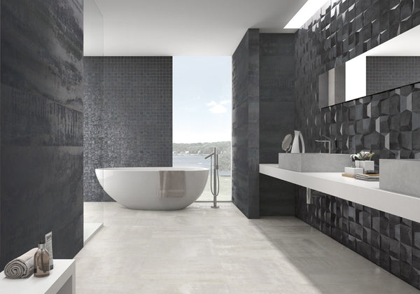Ionic 12x48, 12x24 Wall & Floor Decorative Modern Cement Texture