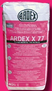 X77 ARDEX  MICROTEC Fiber Reinforced Tile and Stone Mortar